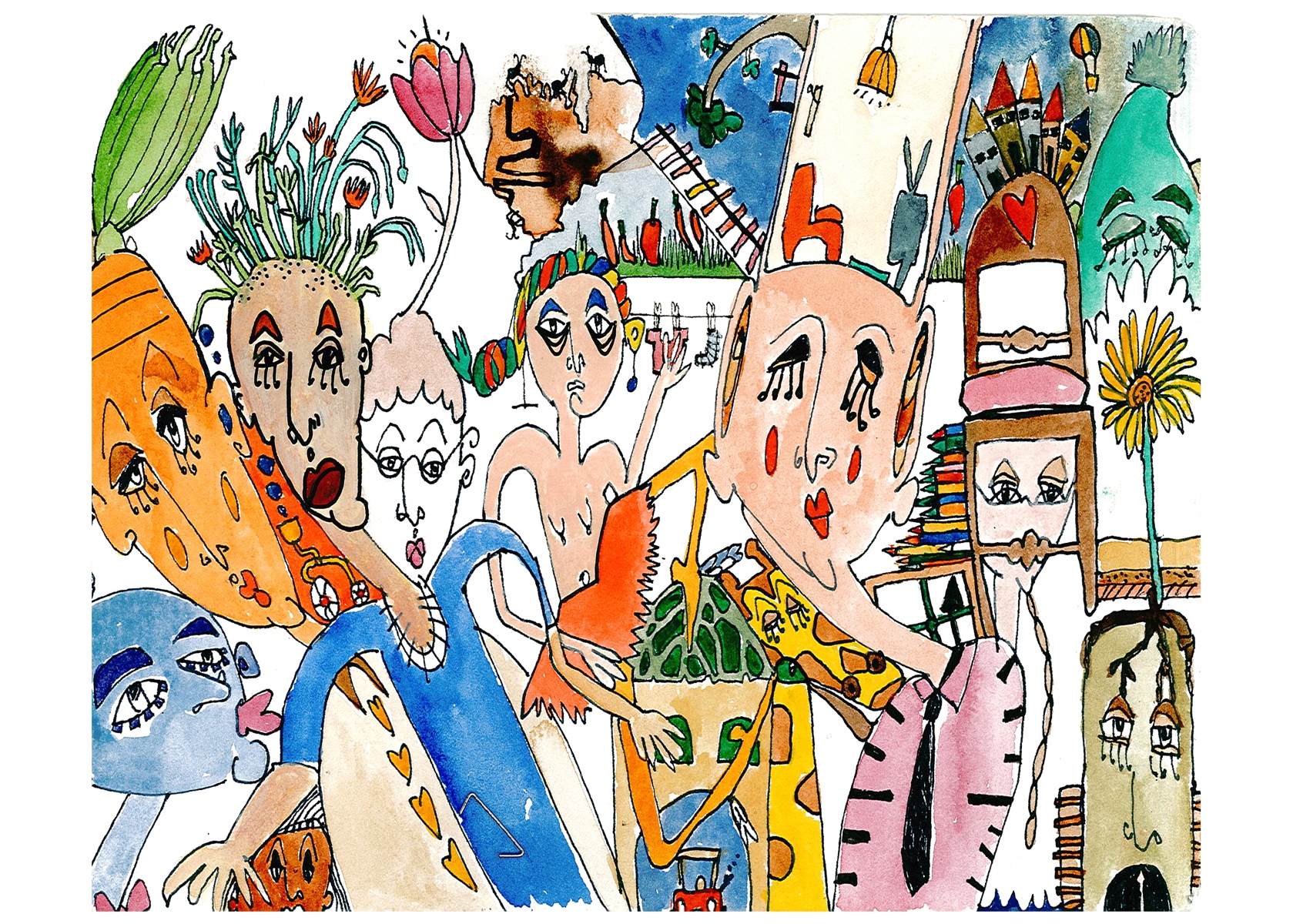 Faces-collage