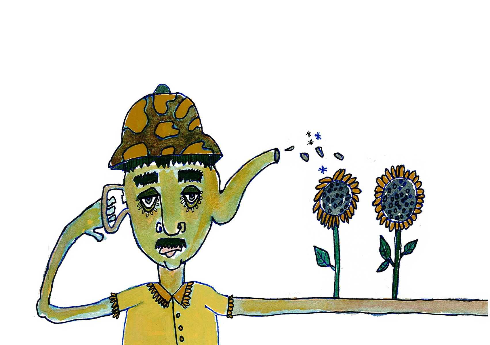 Army-and-sunflower-fields