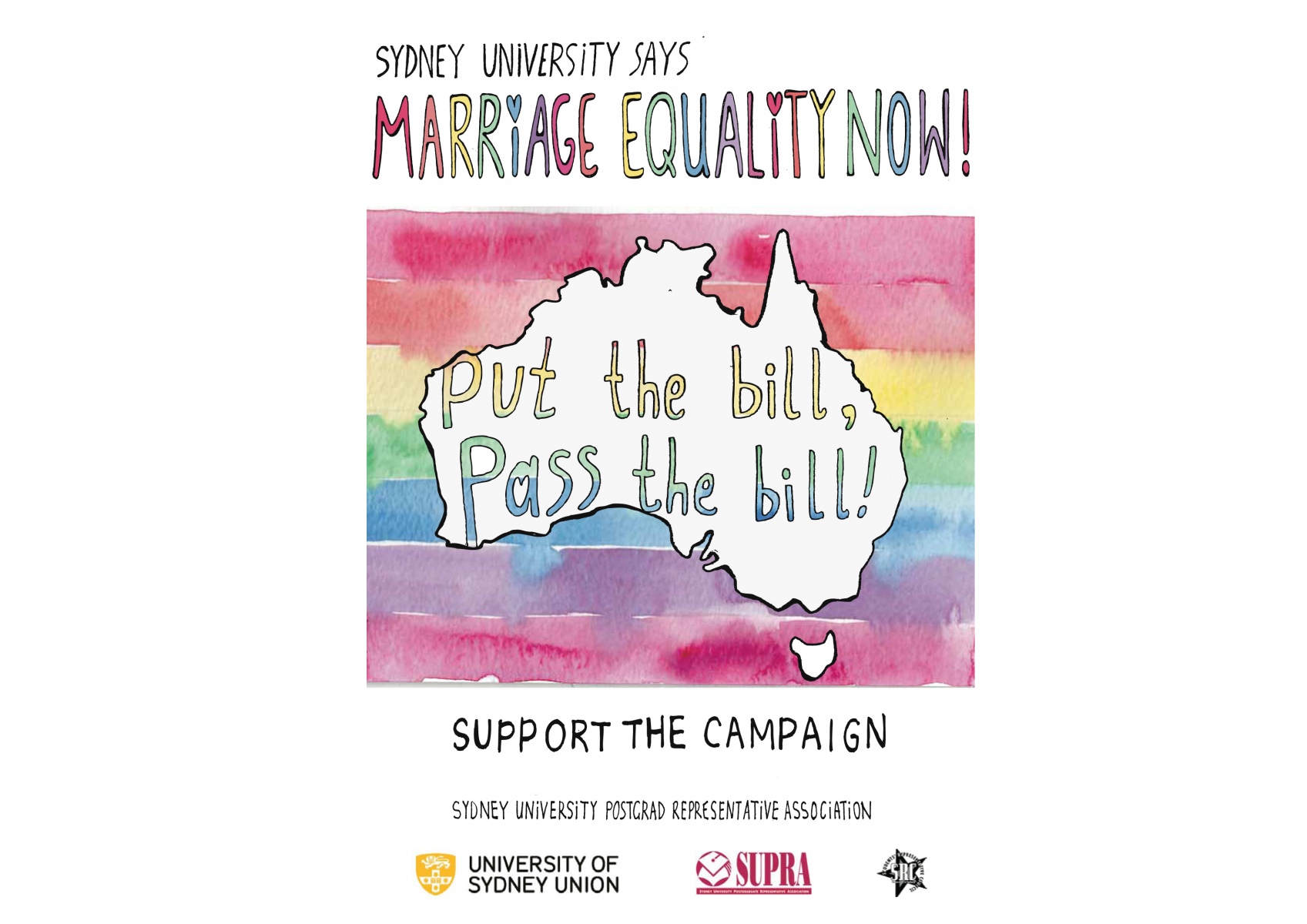Marriage equality campaign poster